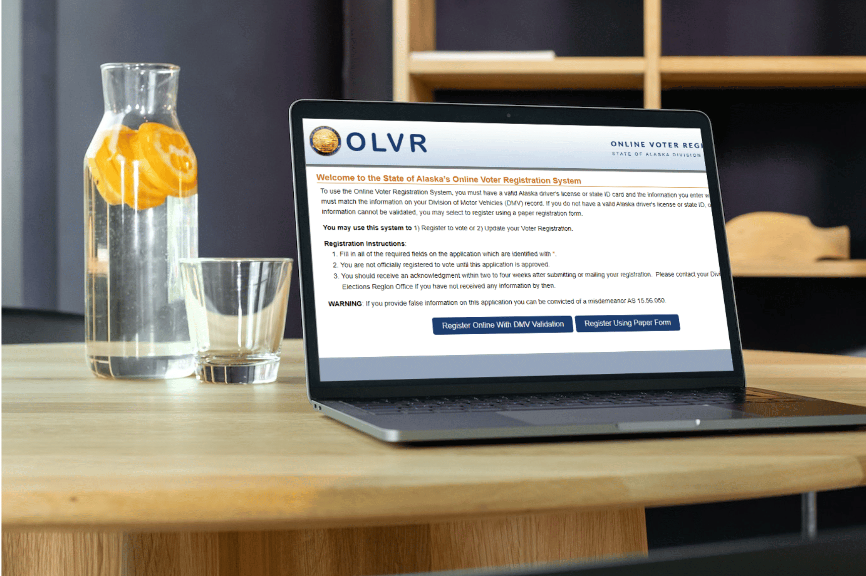 Register to Vote Online